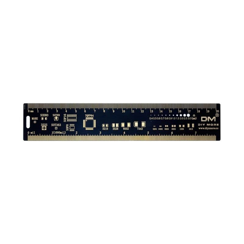 20CM PCB Ruler For Electronic Engineers Measuring Tool PCB Reference Ruler Chip IC SMD Diode Transistor Package Electronic - View 2