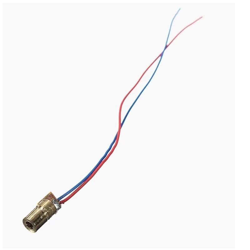 Mini Laser Dot Diode Module - 650nm 6mm 5VDC 5mW - View 2
