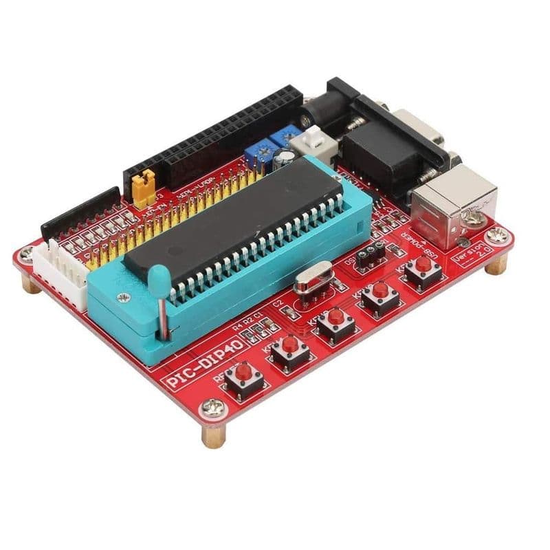 PIC16F877A PIC Development Board with Cable - View 1