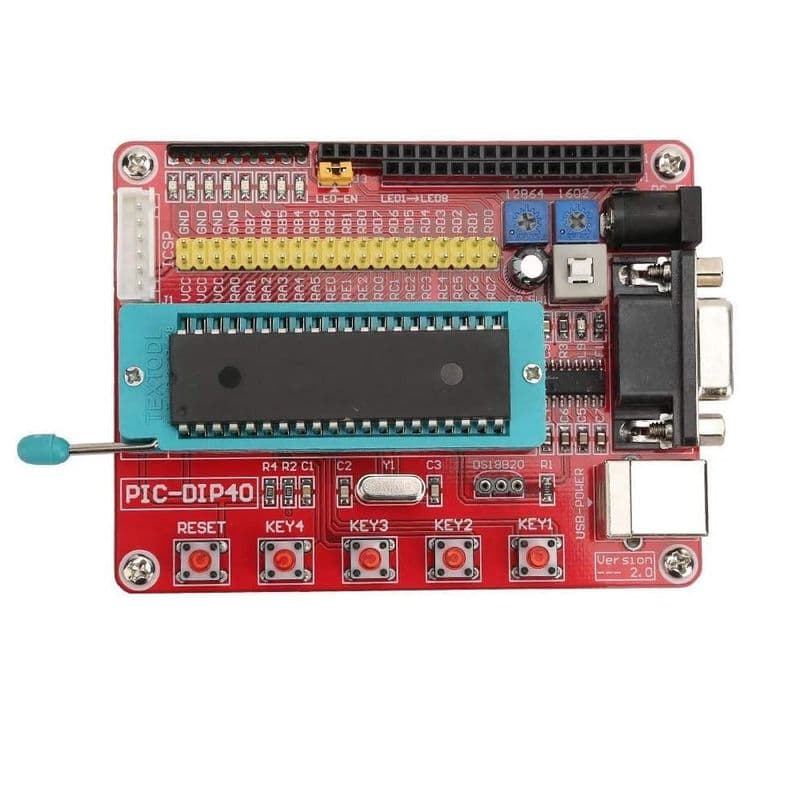 PIC16F877A PIC Development Board with Cable - View 2