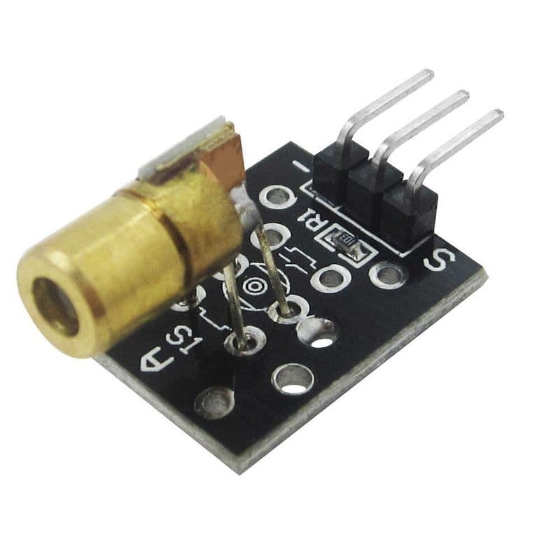 Laser Diode Module - 5mW 650nm 5V Red - View 1