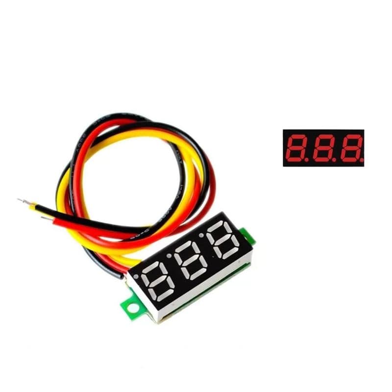 0.28" 0-99.9V Three Wire DC Mini LED Display Voltmeter - View 2