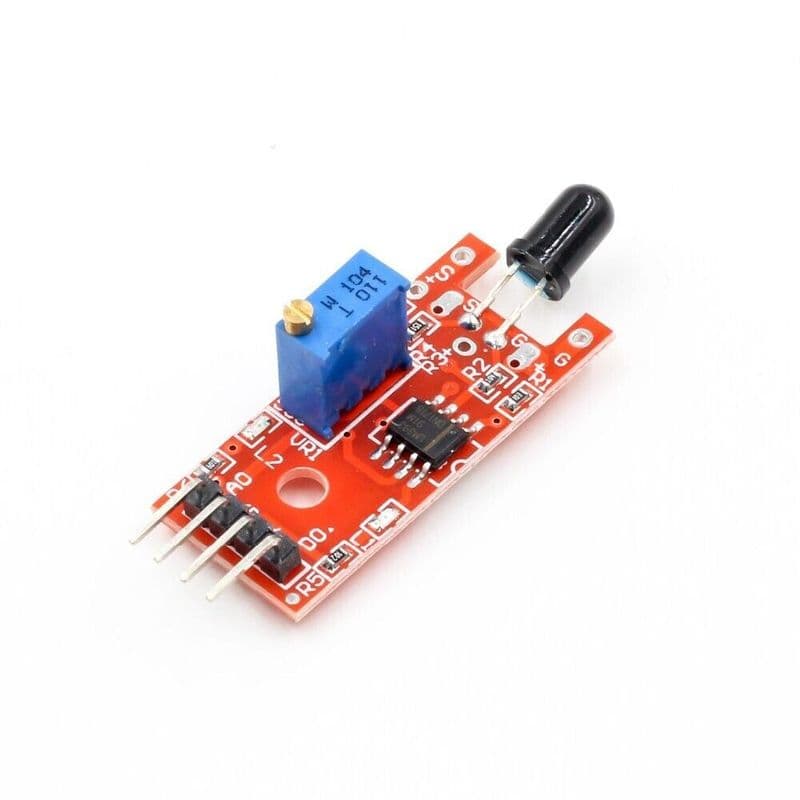4 Pin KY-026 Flame Sensor Module - View 1