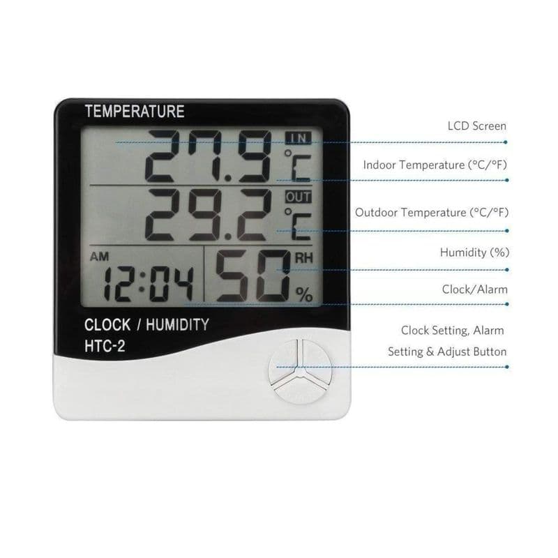 HTC-2 Temperature and Humidity Meter - View 2