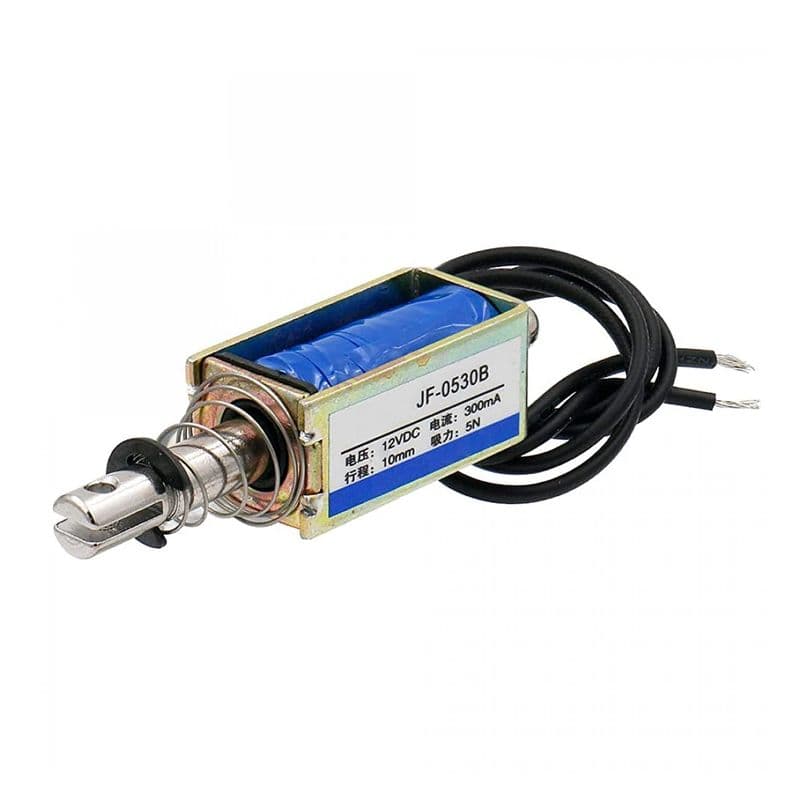 JF-0530B 12V Solenoid Push Pull Magnet - View 1